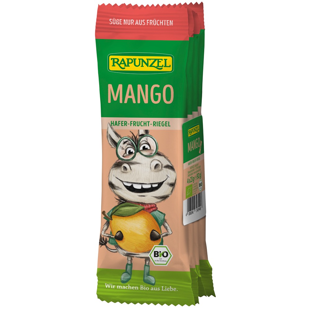 Baton cu ovaz si mango pentru copii + 3 ani, 4x23g