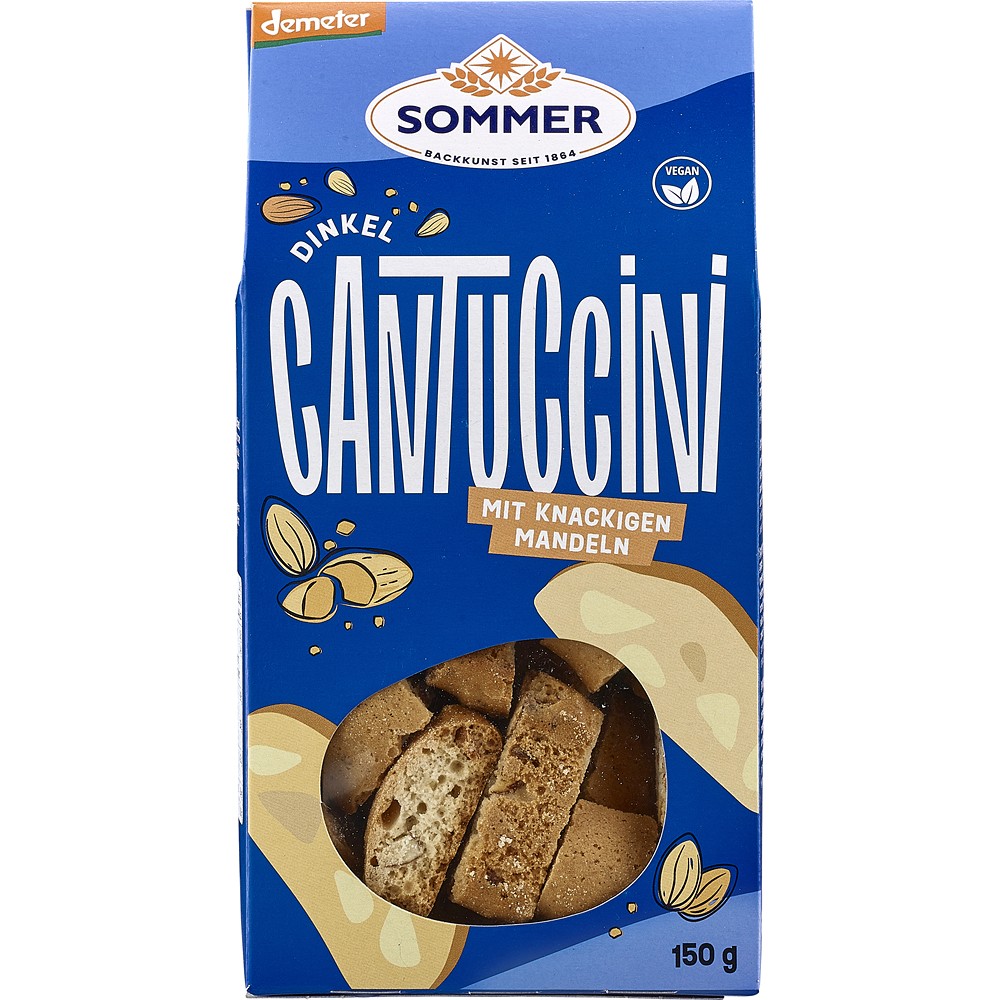 Biscuiti Cantuccini din spelta cu migdale, vegani