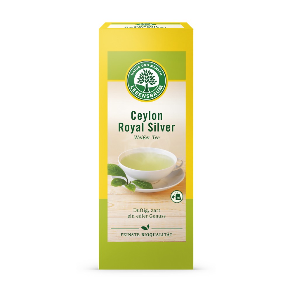Ceai alb Ceylon Royal Silver x20 plicuri