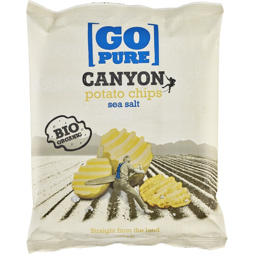 Chips-uri Canyon din cartofi cu sare de mare FARA GLUTEN