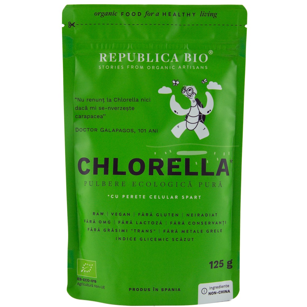 Chlorella pulbere pura